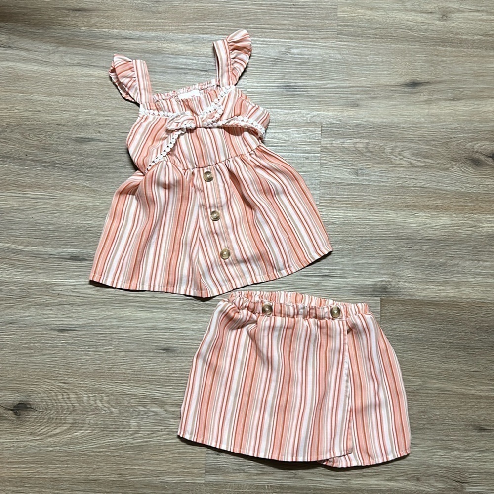LITTLE LASS Kids 2 Piece Skort Outfit